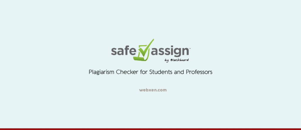 safeassign checker plagiarism checker